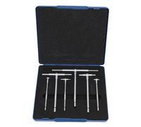 Akozon Ensemble de Jauges Télescopique de Haute Précision, Plage de 5/16 Pouces à 6 Pouces, Jauges de Trous à Double Action à Double Action, Outil de Mesure du Micromètre pour