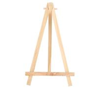 Akozon Ensemble de Mini Chevalets d'affichage en Bois de 20 Pièces pour la Peinture, les Photos et les Décorations de Fête - Chevalet Trépied Léger pour l'art, les Présentations et les Affichages