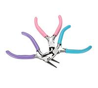 Akozon Ensemble de Pinces à Bijoux Fabrication de Bijoux-Kit d'outils Pratiques de 3 Paquets Réparation et Artisanat de Bijoux-ensemble d'outils de Pinces à Bijoux