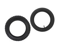 Akozon Ensemble de Pneus Intérieurs et Extérieurs pour Moto Tout-terrain 12,5 X 2,75, Chambre à Air et Pneu Extérieur en Caoutchouc pour Moto 49 Ml