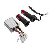 Akozon Ensemble de Poignées d'accélérateur pour Vélo électrique - Ensemble de Poignées de Contrôleur électrique 24 V 500 W et Compatible - Sports et Plein Air/Sports/Skates,