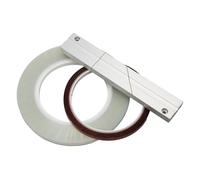 Akozon Ensemble d'épissure de Ruban 1/4 10 Pouces-bloc d'épissure Professionnel pour Revoxsonido Bobine Ouverte à Bobine Support de Bande avec Leader et Ruban '