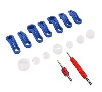 Akozon Ensemble D'outils de Déconnexion Rapide de Conduite de Carburant, 16 Outils de Retrait de Ligne de Carburant pour Ligne de Refroidisseur D'huile Kit de Déconnexion Rapide Outils de Réparation A
