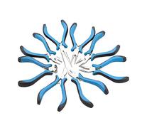 Akozon Ensemble d'outils de Réparation de Bijoux, Pinces en Acier, Coupe-fil, Nez Plat, Coupe Diagonale, 8 Pièces