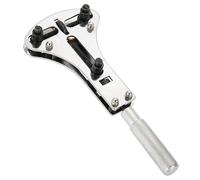 Akozon Ensemble d'outils Professionnels d'ouverture de Boîtier Arrière de Montre, avec clé Réglable, Pinces Interchangeables pour la Réparation du Couvercle de la Batterie