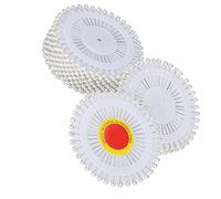 Akozon Épingles à Tête de Perle 480 Pièces, Aiguilles à Matelassage Droites en Métal pour Projets de Broderie, de Couture et d'artisanat (#2)