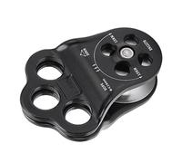 Akozon Équipement de Poulie de Grimpeur d'attelage 30KN, Double Roulement, Transport de Gréement, Arboriste, Escalade d'arbres