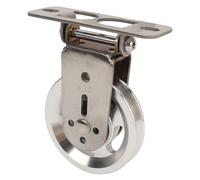 Akozon Équipement de Système de Poulie de Forme Physique de Roue de Traction Silencieuse de Preuve Bidirectionnelle de Poulie (Aluminium)