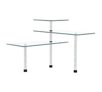 AKOZON Étagère d'angle de cuisine à 3 niveaux Verre trempé - AKO7646491398634