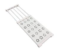 Akozon Étagère de Tension Extensible pour Placard - Organiseur Télescopique pour Garde-Robe, Séparateur d'étagère sans Tension pour Placard ou Bibliothèque, 24 Cm de Large, Convient aux Boîtes à