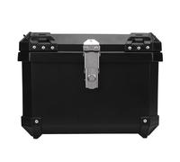 Akozon Étui Arrière avec Plaque étanche à 57L Boîte à Queue de Coffre pour Motos avec Porte-Bagages à Queue