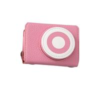 Akozon Étui pour Appareil Photo Compatible avec Le Kit de Housse de Protection en Cuir X-Half avec Bandoulière Réglable, Interface de Trépied, Bandoulière Suspendue au Cou, Grain de (Pink)