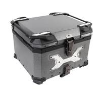 Akozon Étui Supérieur de Moto 55L avec Serrure de sécurité en Aluminium Alliage REMARRE Rapide Boîte du Coffre à Coffre d'étanchéité pour Les Bagages de Casque