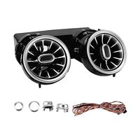 Akozon Évent de Turbo de Voiture 3 Couleurs Évent de Turbine à DEL Arrière Kit D'éclairage Ambiant Remplacement pour Classe C GLC W205 X253 2015-2018
