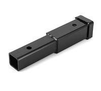 Akozon Extension D'attelage de Remorque de 12 Pouces, 500lbs, Tube carré en Acier, Idéal pour Récepteur D'attelage de Classe 3/4