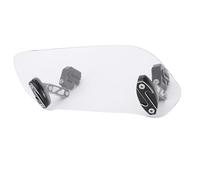 Akozon Extension de Pare-brise Déflecteur de Vent de Spoiler, Extension de Pare-brise Transparent Réglable pour Z750 Z800 ER6F KLR650 VSTROM 650 XT (S)