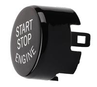 Akozon F30 Bouton de Démarrage et d'arrêt de Remplacement Abs Antirouille Installation Facile pour Série 3 G20 G30 Pousser pour Démarrer Accessoire de Couvercle de Commutateur d'allumage (BLACK)