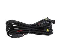 Akozon Faisceau de Câbles D'Interrupteur D'éclairage, Prise 16awg 9005 9006, Relais 40A, Fusible 30A, Interrupteur à Bascule pour Phare, ATV UTV Hors-bord