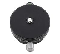 Akozon FC 60 360 Disque TR Plaque de Dégagement Rapide en Alliage d'aluminium, Pince de Tête de Base Panoramique pour Appareils Photo Numériques DSLR sans Miroir