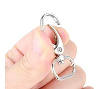 Akozon Fermoirs de Sac en Alliage de Zinc, 20 Pièces, Clips, Porte-Clés, Crochets pour Clés, 20 Pièces, Fermoir à Homard (20MM)