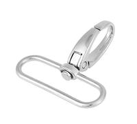 Akozon Fermoirs de Sac en Alliage de Zinc, 20 Pièces, Clips, Porte-Clés, Crochets pour Clés, 20 Pièces, Fermoir à Homard (38mm)