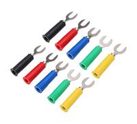 Akozon Fiche Banane en Forme de U de Haute qualité vers Fiche Banane - J.20019 en Forme de U de 6 Mm vers Haute Pression de Type Y avec équipement électronique et Industriel de 4 Mm