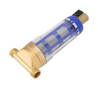 Akozon Filtre à Eau de Lavage à Contre-courant Cyclonique G1/2 Pouces, Système de Pression, Filtre de Sédimentation en Cuivre pour Toute la Maison, pour Appareils électroménagers