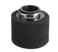 Akozon Filtre Air Pod Intake - Filtre à air en caoutchouc - Universel - Double couche - Acier - Pour moto Pit Dirt ATV - 50/110 / 125/140 / 150/160 - Noir (40 mm)