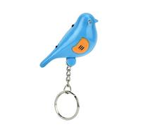 Akozon Finder de clé de Sifflet à LED d'oiseau avec Le Trousseau de Contrôle Vocal Intelligent - Course Bleu pour l'emplacement d'objet Facile (Blue)