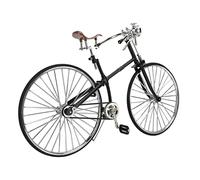 Akozon Finger Bike Rétro Modèle Rétro 110 Échelle Détachable en Métal Caoutchouc Petit Vélo Bureau Bibliothèque