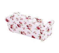 Akozon Flower Match Mini Double Sofa pour 1/12 Scale Dollhouse - Cute Doll Furniture Accessoire - Conception en Bois et en Tissu (Grands grappes de Fleurs)
