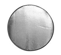 Akozon Foil D'aluminium Volon de Direction Sunshade Car Interior Summer Shade Heat Isolation Directe de la Lumière du Soleil pour la Voiture