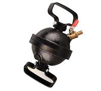 Akozon Fonte de Magdebourg Hémisphères Instrument de Démonstration de | Outil d\'enseignement physique pour les sciences au lycée, comprend des anneaux de traction et une valve à gaz,