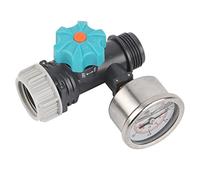 Akozon G3 4in Réglable Eau, Vanne Régulatrice avec Manomètre Contrôleur de Pression Régulant Jauge Serre Jardin Irrigation Contrôleur
