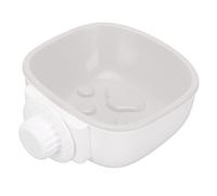Akozon Gamelle pour Chien en Cage pour éviter l'étouffement Slow Food Suspendu Distributeur d'eau Bol Caisse Coop Tasse pour Chiens de Petite et Moyenne Taille Gris Accessoires