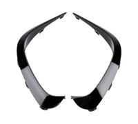Akozon Garniture de Lèvre de Becquet de Couvercle de Phare Antibrouillard de Pare-Chocs Avant avec Couche de Protection Solaire - Remplacement pour la Classe (Noir Brillant 51118061119 (Gauche),
