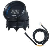 Akozon Gauge de Tension Numérique de 2 "52 Mm, Kit de Voltmètre LED Bleu DC12V pour Véhicule Marin de Camion de Voiture