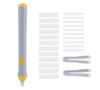 Akozon Gomme électrique,Kit de Gomme électrique avec 22 recharges gommes Automatiques Plusieurs Couleurs Disponibles pour Dessin, Peinture,Croquis,projets architecturaux,Arts et travaux manuels(Gris)