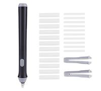 Akozon Gomme électrique,Kit de Gomme électrique avec 22 recharges gommes Automatiques Plusieurs Couleurs Disponibles pour Dessin, Peinture,Croquis,projets architecturaux,Arts et travaux manuels(Noir)