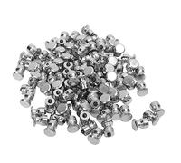 Akozon Goujons de Pneus de Voiture Argentés, 100 Pièces, Antidérapants, Stables, Résistants à l'usure, Vis de Pneus de ATV, Pointes de Chargeur, Chariot élévateur