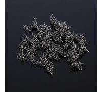 Akozon Goupilles d'appât Souples en Acier, 14Mm, Moins de 100 Pièces, Accessoires de Verrouillage à Ressort pour Leurre de Pêche