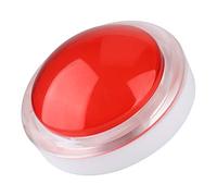 Akozon Grand Bouton Poussoir Rond de Jeu Ade éclairé par LED, 100Mm, Rouge (Rouge)
