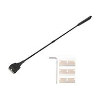 Akozon Grattoir à Algues à Long Manche pour Petit Aquarium, Nettoyeur d'Aquarium en Verre avec Lames Remplaçables (Grattoir Extra Long)
