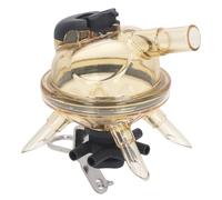 Akozon Griffe de Traite avec Couvercle Transparent et Base sans Acier - Outil Collecteur de Lait de Vache 380 Cc pour des Opérations de Traite Efficaces