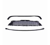 Akozon Grille de Pare-chocs Avant Noir Brillant, Ensemble 3 Pièces pour S | ABS PP, Revêtement UV Noir Brillant, Résistance au Lavage Auto, Compatibilité R55 R56 R57 R58 R59 S JCW, Garniture de Capot
