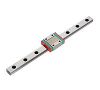 Akozon Guide Linéaire du Rail, LML12B Guide Linéaire Coulissant Avec Bloc de Guidage pour Imprimante 3D(200mm)
