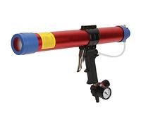 Akozon Gun d'étanchéité Pneumatique de 600 Ml avec Jauge de Vitesse - Outil de Calfeutrage d'air à Haute efficacité pour la Décoration Architecturale et Plus