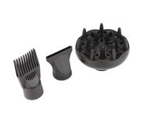 Akozon Hair Dryer DIFUSER BOBSUX SET - 3PCS PLAST HEIRS SCHERSERS POUR LES COURSEMENTS CORLISSE - Comprend la Collecte et la Diffusion de Buses de Vent et de Peignes