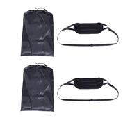 Akozon Hamac de Pied d'avion en Mousse à Mémoire de Forme Confortable, Détendez Vos Pieds, Repose-Pieds d'avion Portable et Réglable pour Un Long Voyage (2PCS)