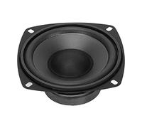 Akozon Haut-parleurs Coaxiaux de Voiture de Milieu de Gamme 400 W, Haut-parleurs de Système Audio de Voiture Haute Puissance de 4 Pouces, Stéréos Noires de qualité Claire pour